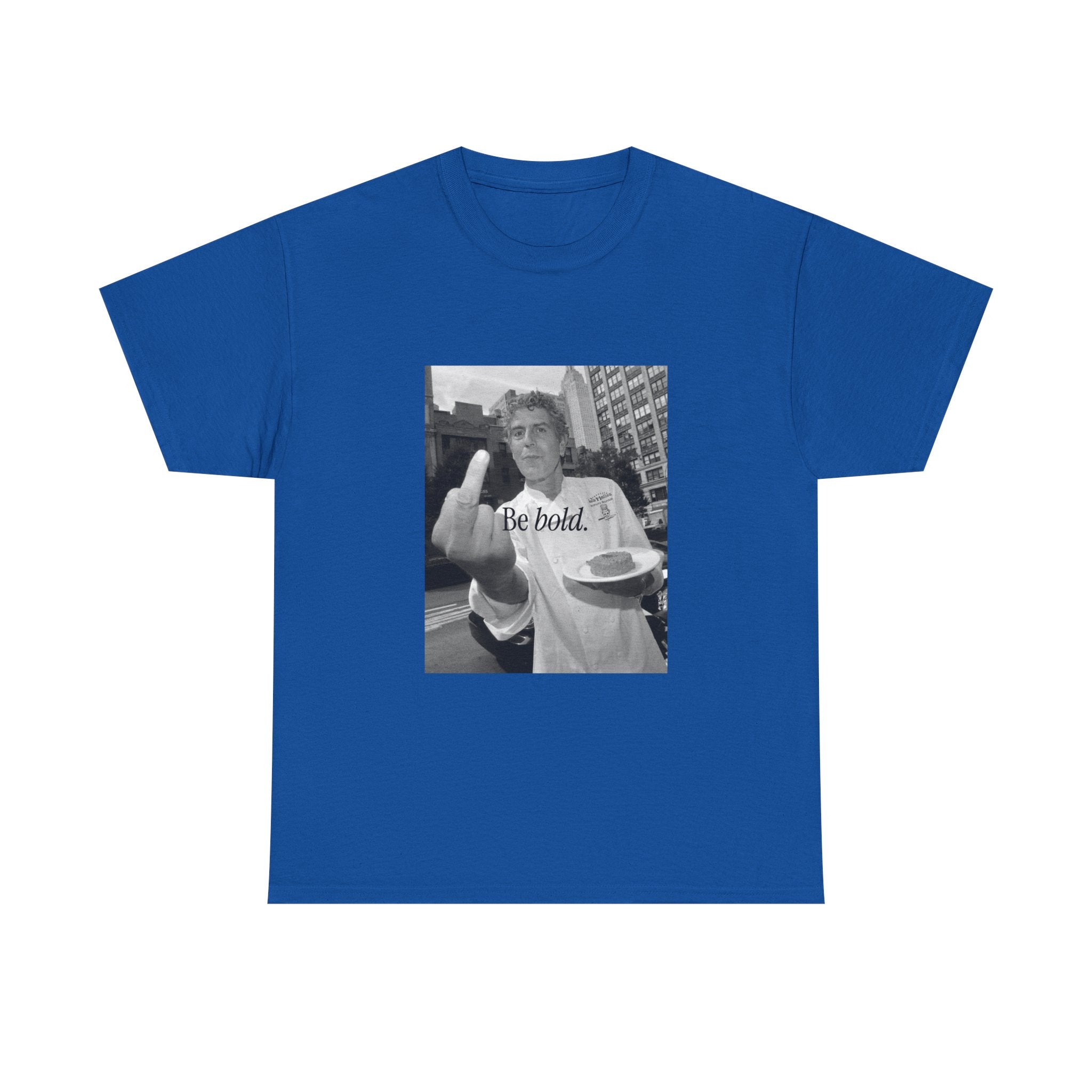 Be Bold middle finger photo T-Shirt | vintage black white graphic tee