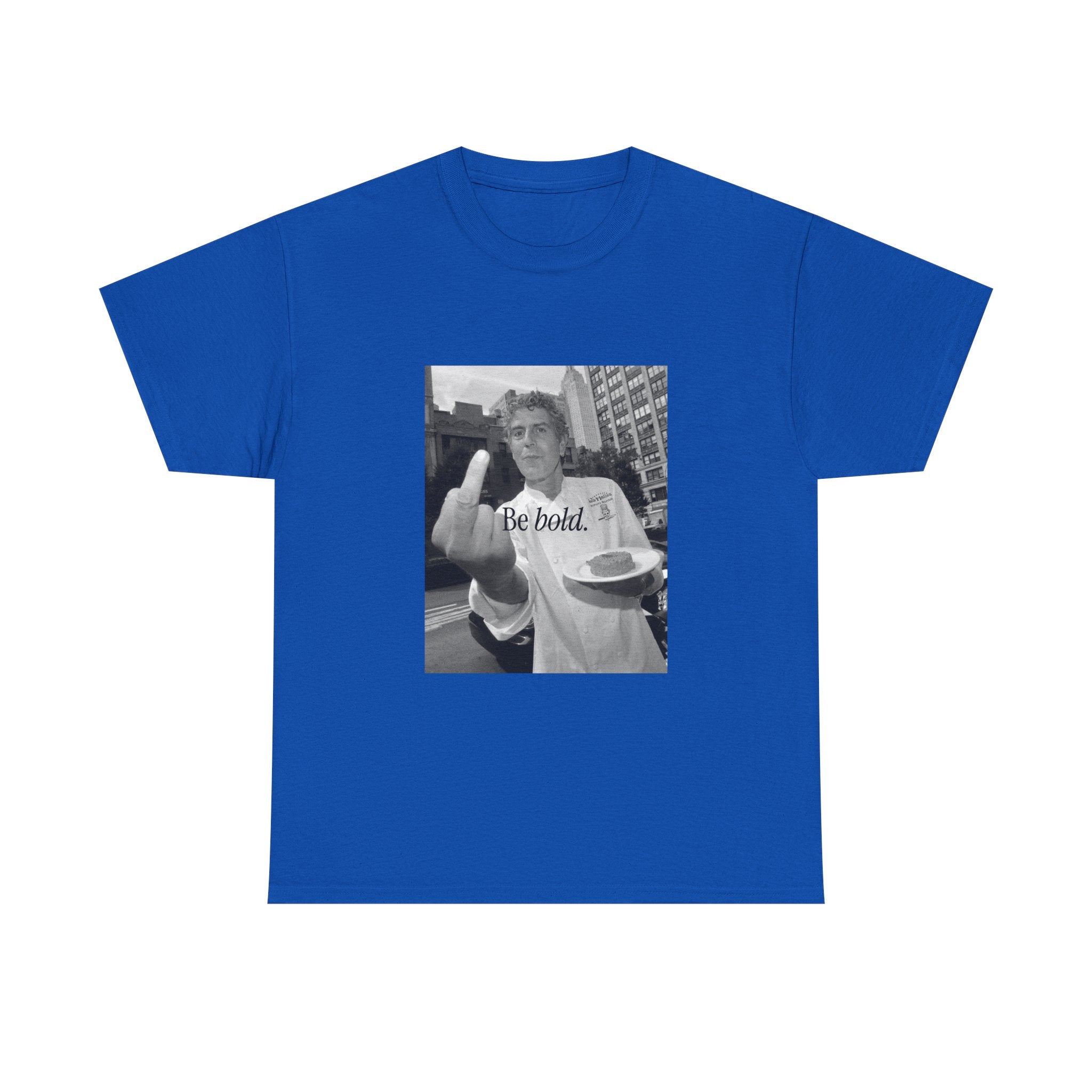 Be Bold middle finger photo T-Shirt | vintage black white graphic tee