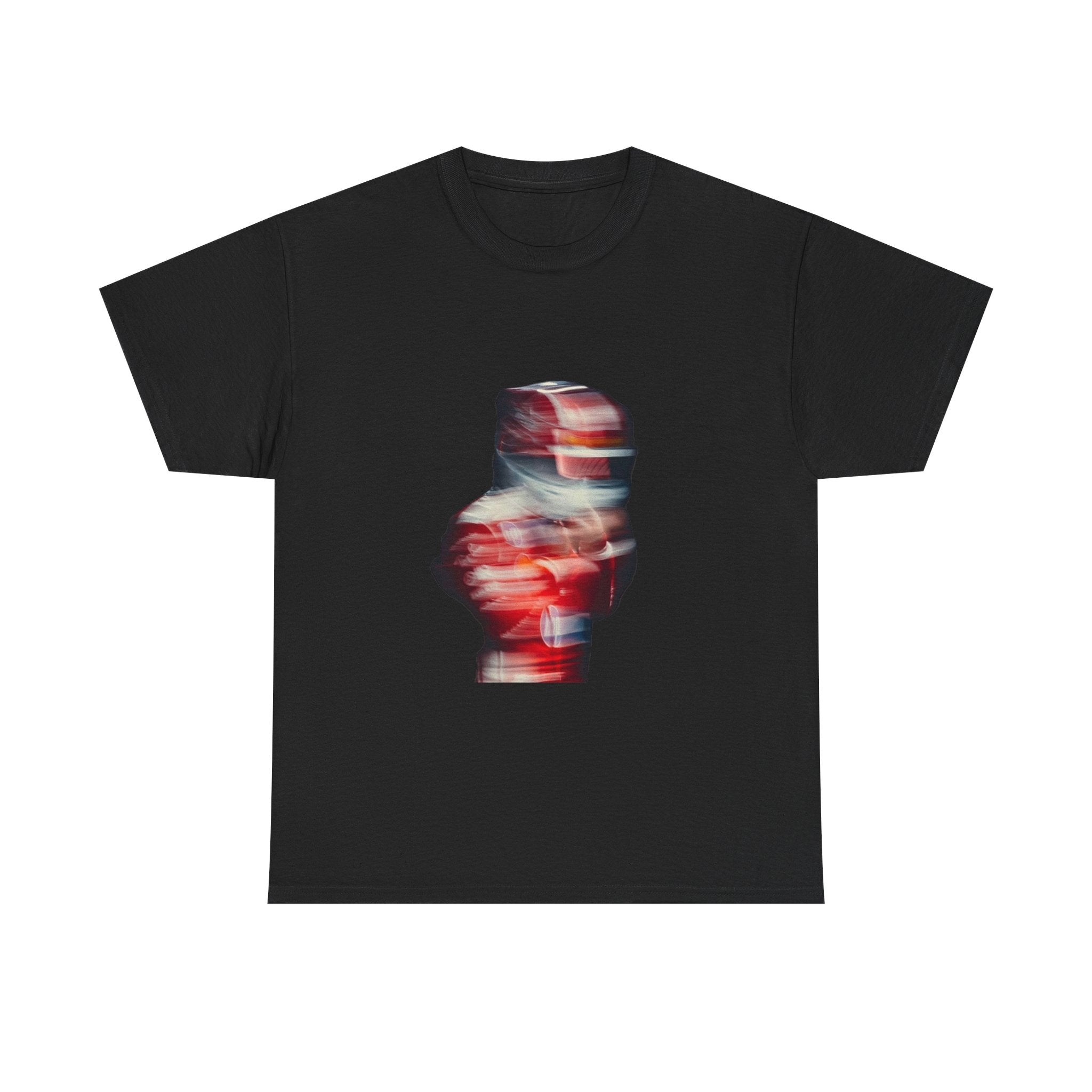 Blurred Racing Helmet T-Shirt | Speed Skull Graphic Tee